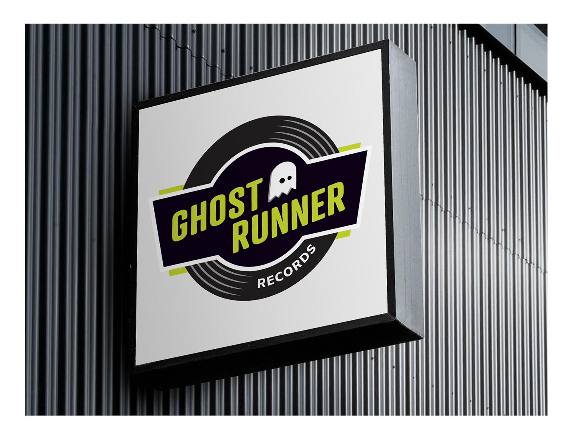 Logo design for Ghost Runner Records