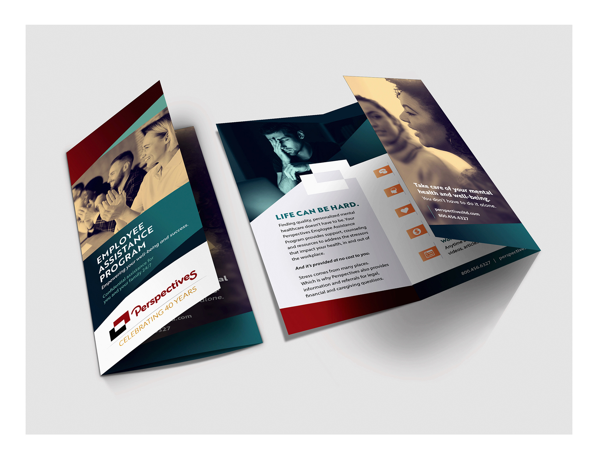Perspectives Rebrand + Work Sample