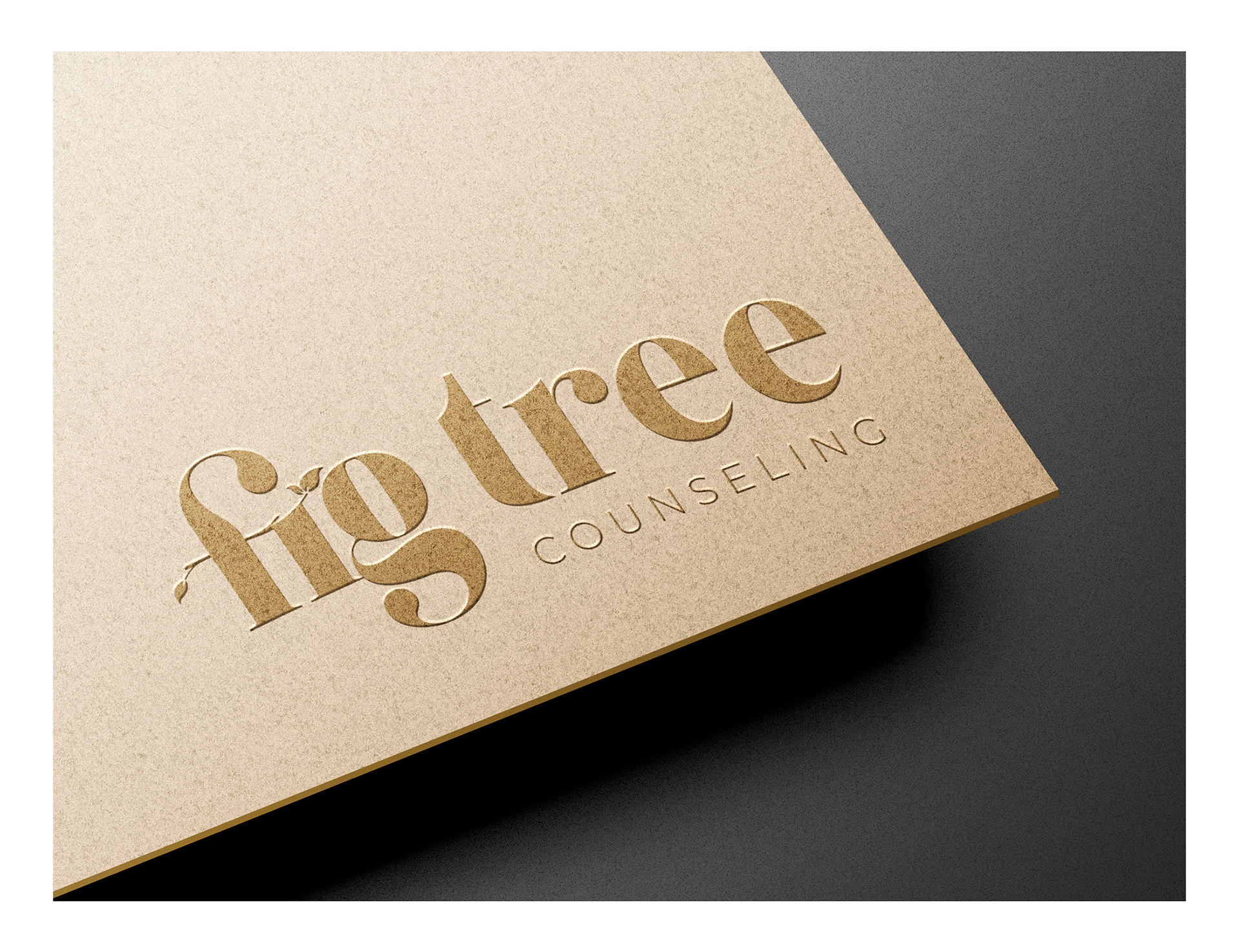 Logo design for Fig Tree Counseling