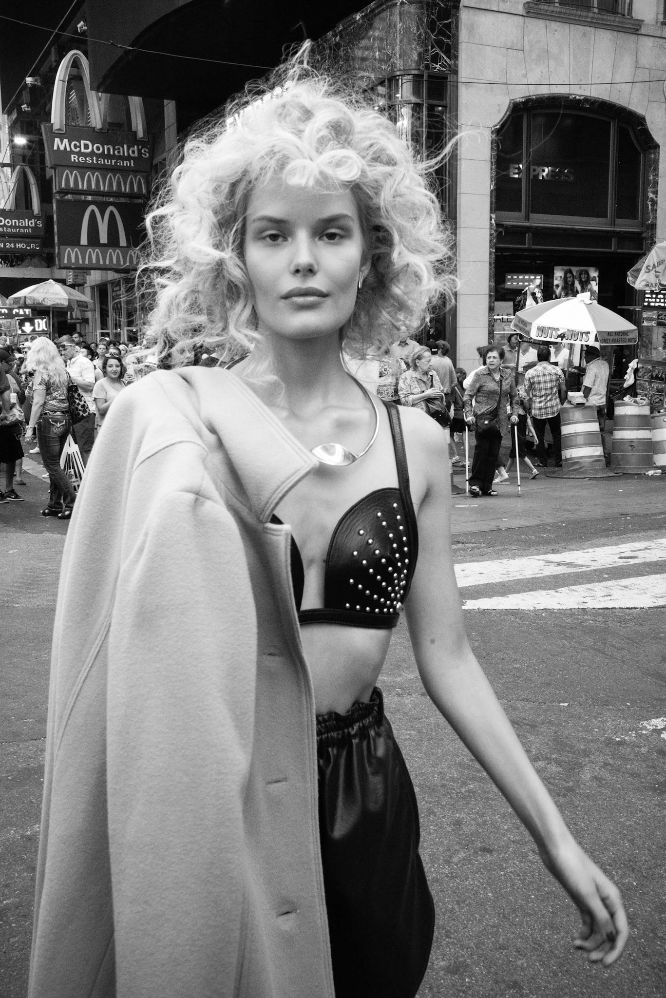 Times Square with Coat