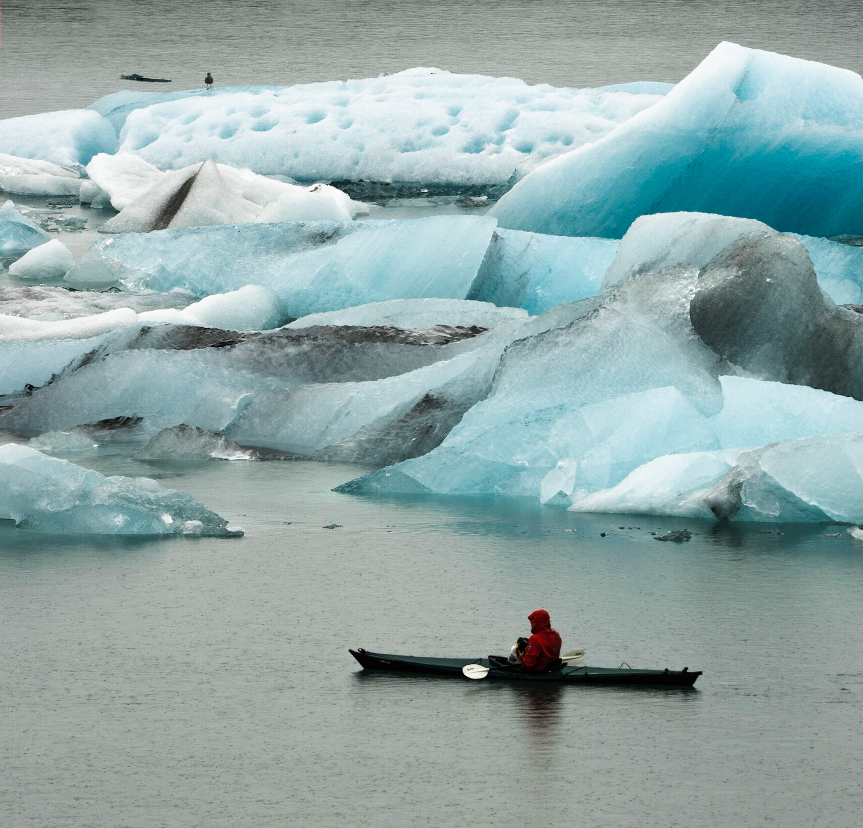 Kayak Among the 'Bergs (Iceland)