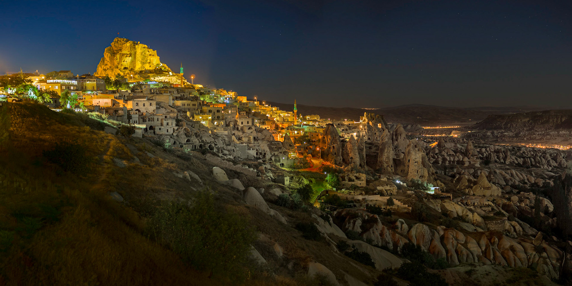 Cappadocia at Night (Panorama)