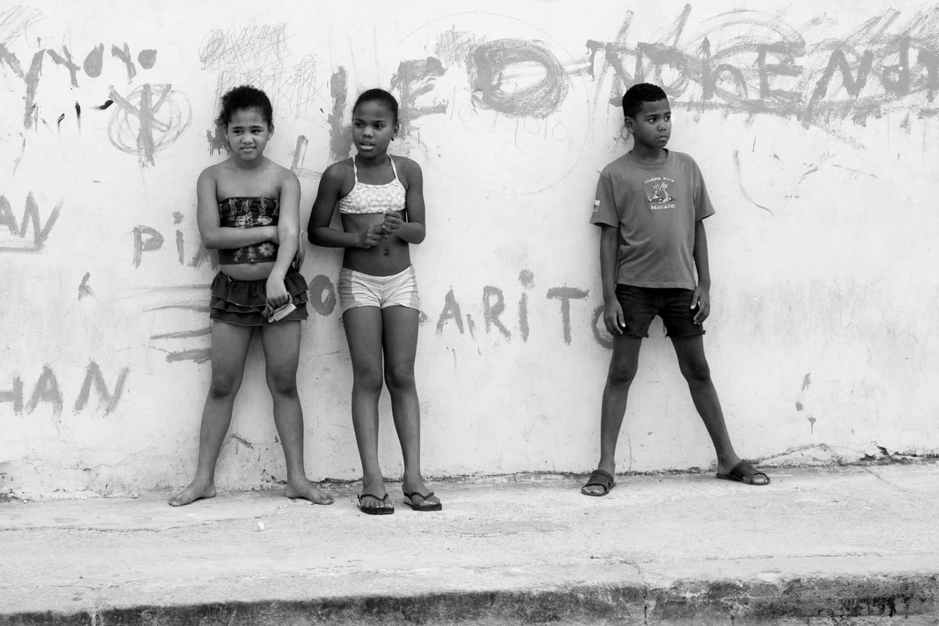 Three Kids in Habana Vieja