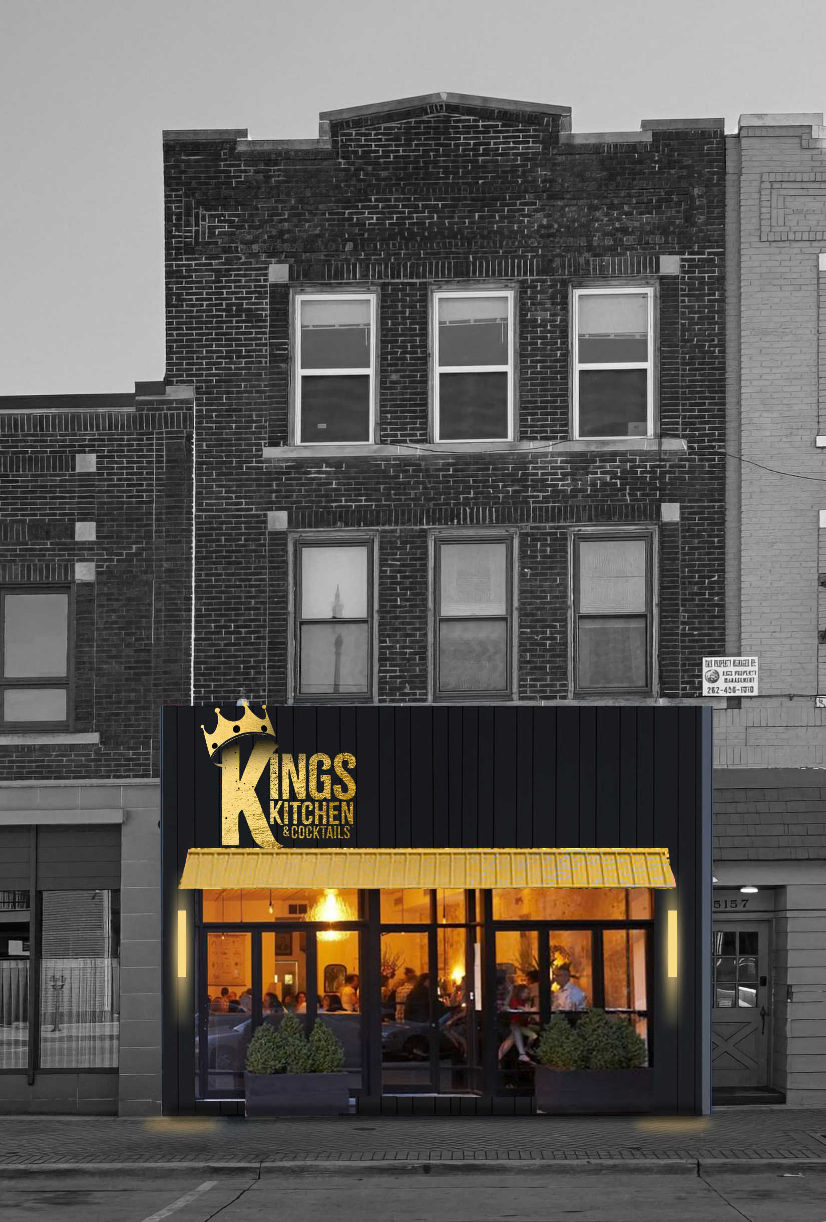 Facade Render 6th Street Improvement