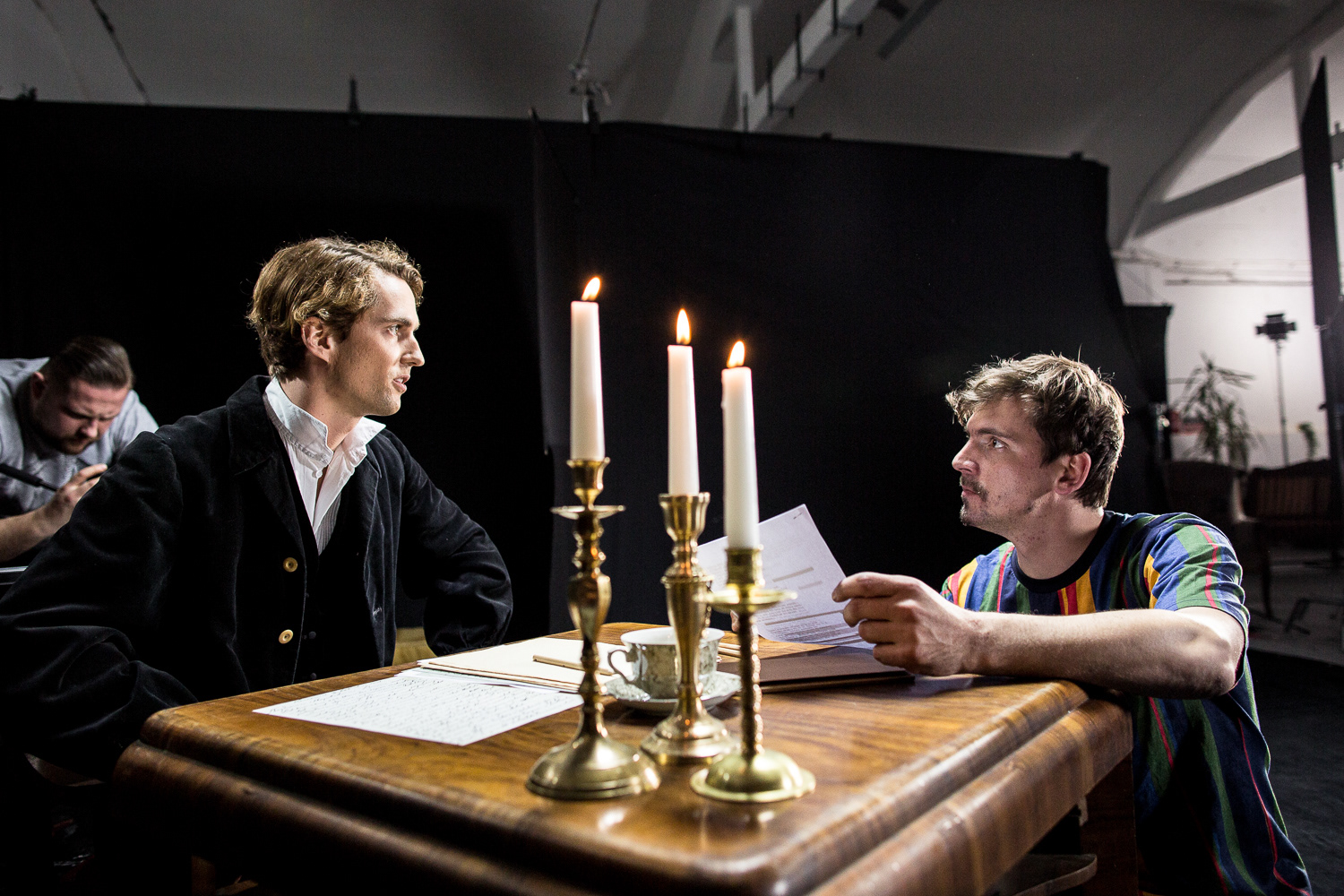 Fotosy z planu zdjęciowego dla Muzeum Pomorza w Słupsku