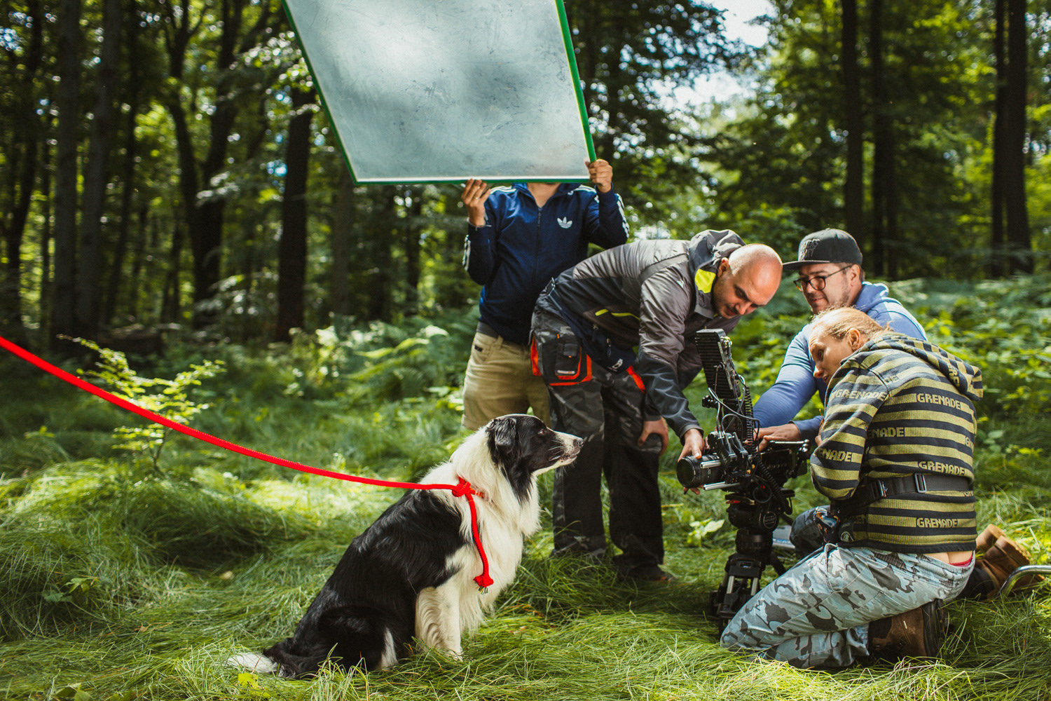 Plan zdjęciowy do teledysku reż. J. Tracz, E. Łapczyńska - Papaya Young Directors