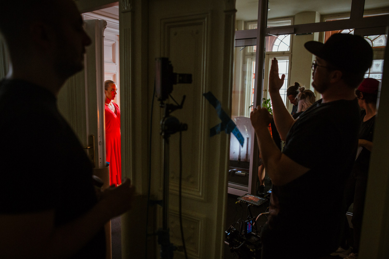 Plan zdjęciowy do teledysku reż. J. Tracz, E. Łapczyńska - Papaya Young Directors