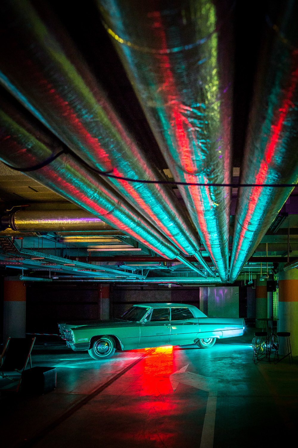 Firmowa impreza integracyjna w stylu berlińskiego undergroundu, Łódź.