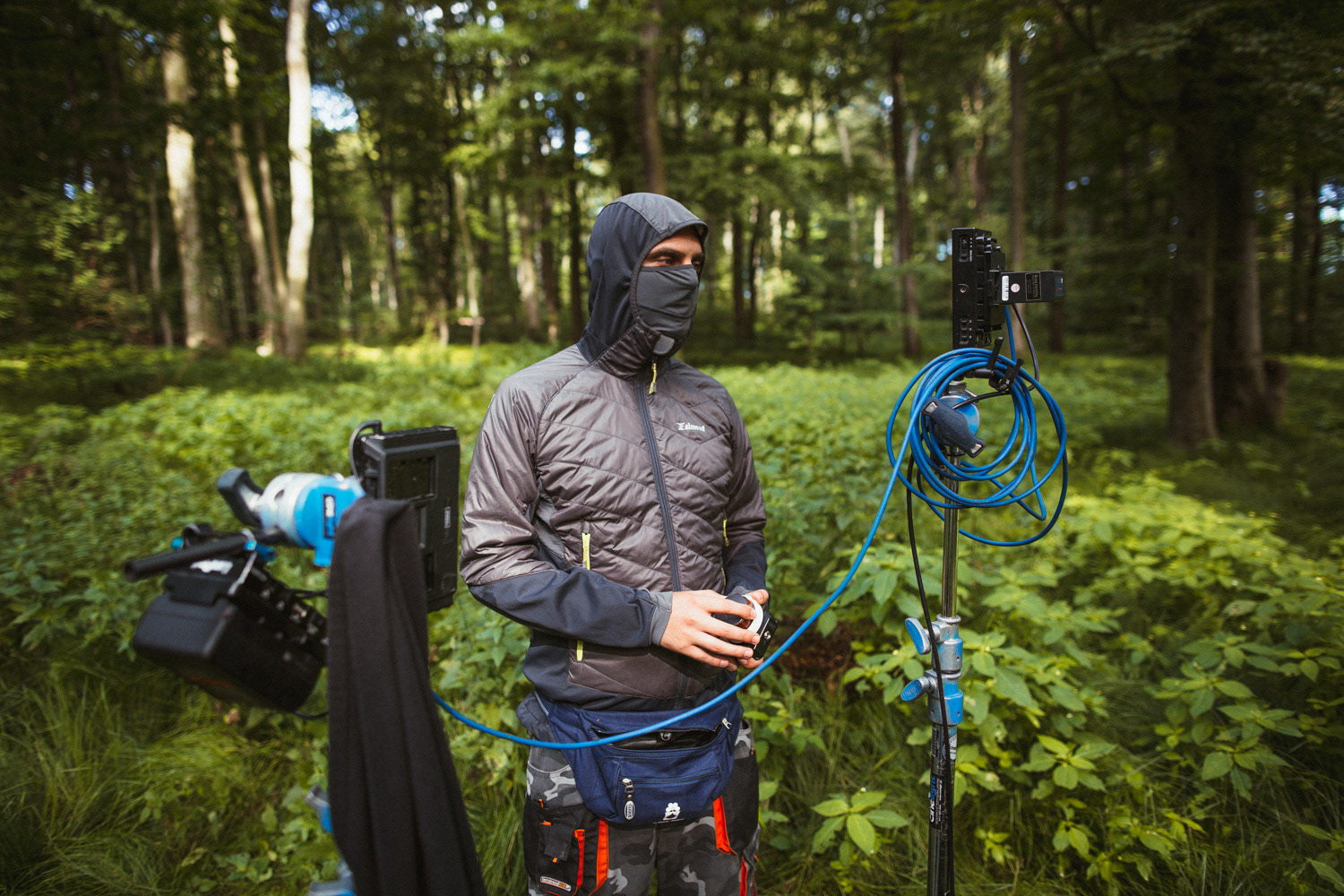 Plan zdjęciowy do teledysku reż. J. Tracz, E. Łapczyńska - Papaya Young Directors