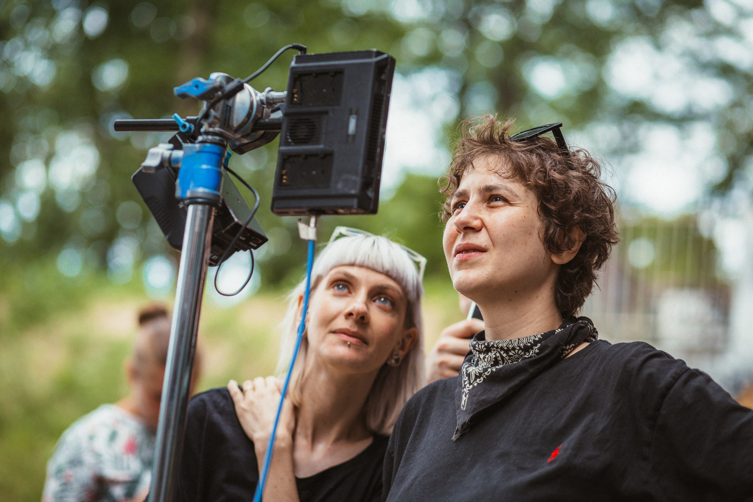 Plan zdjęciowy do teledysku reż. J. Tracz, E. Łapczyńska - Papaya Young Directors