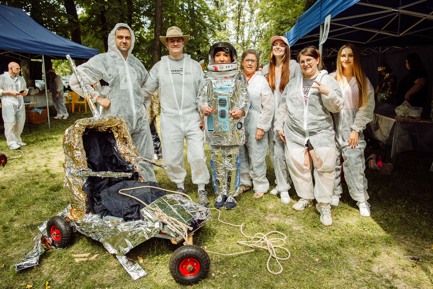 Firmowy event integracyjny - wyścig rydwanów DIY z Gwiezdnych Wojen, Kraków.