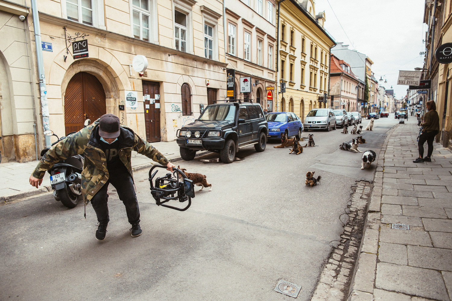 Plan zdjęciowy do teledysku reż. J. Tracz, E. Łapczyńska - Papaya Young Directors
