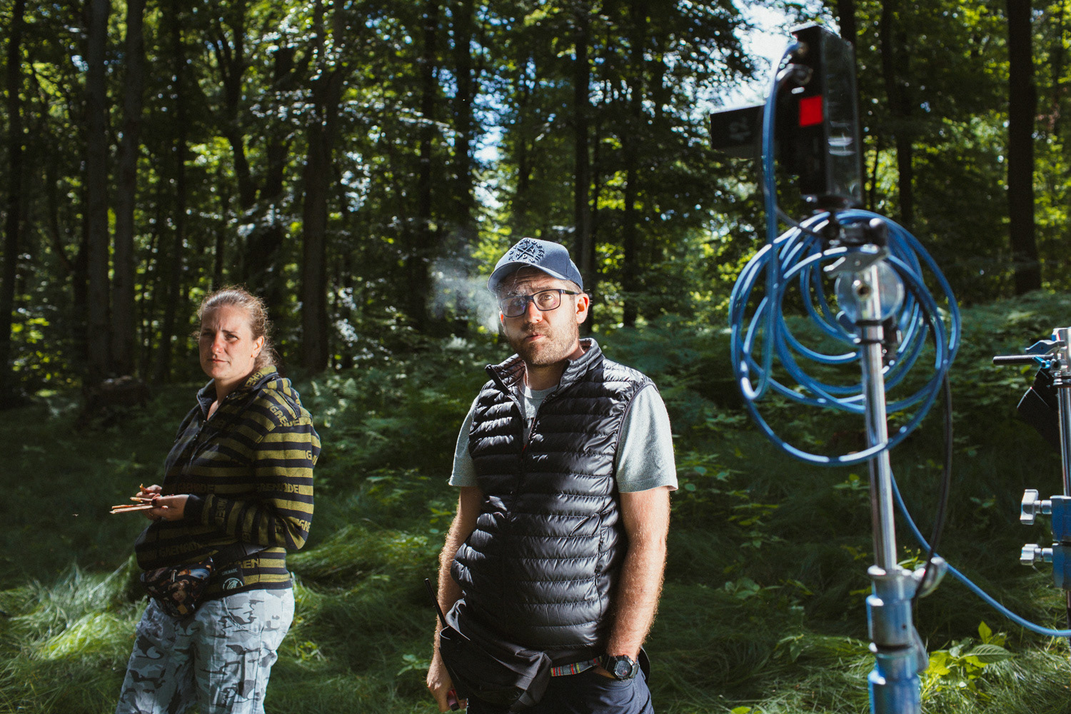 Plan zdjęciowy do teledysku reż. J. Tracz, E. Łapczyńska - Papaya Young Directors