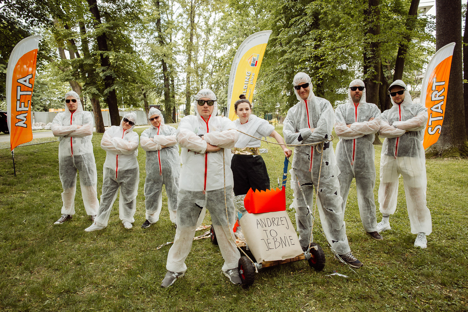 Firmowy event integracyjny - wyścig rydwanów DIY z Gwiezdnych Wojen, Kraków.