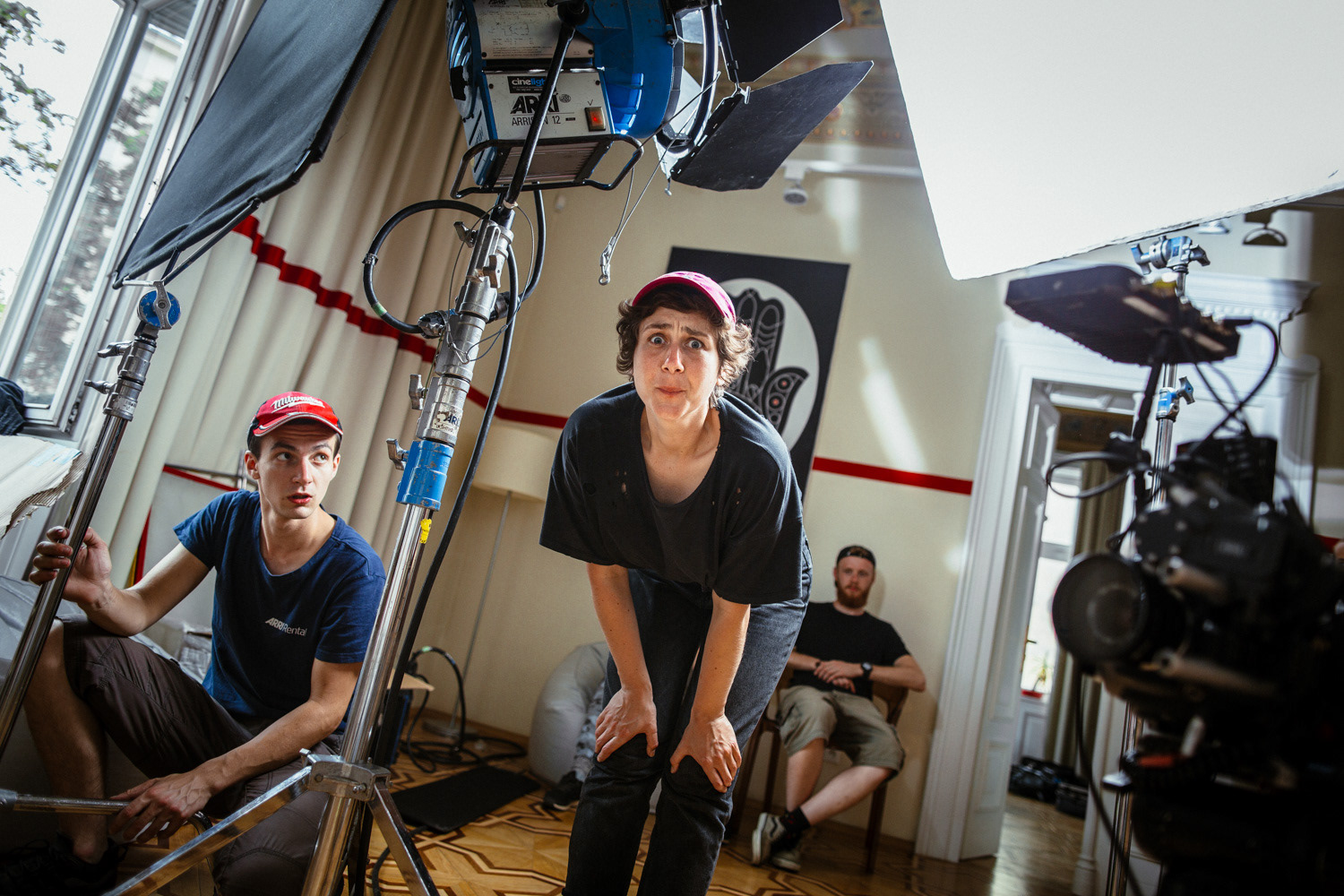 Plan zdjęciowy do teledysku reż. J. Tracz, E. Łapczyńska - Papaya Young Directors