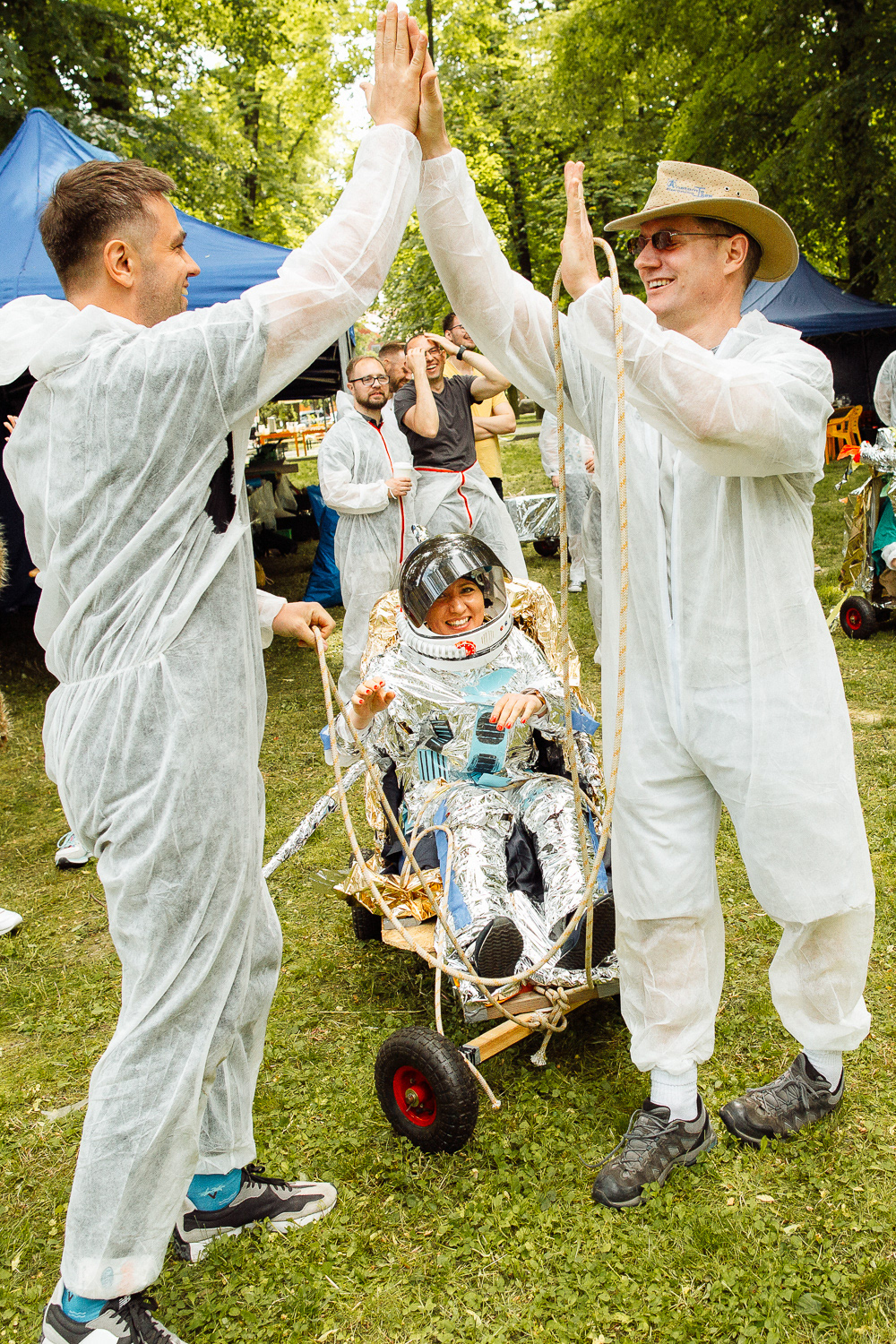 Firmowy event integracyjny - wyścig rydwanów DIY z Gwiezdnych Wojen, Kraków.