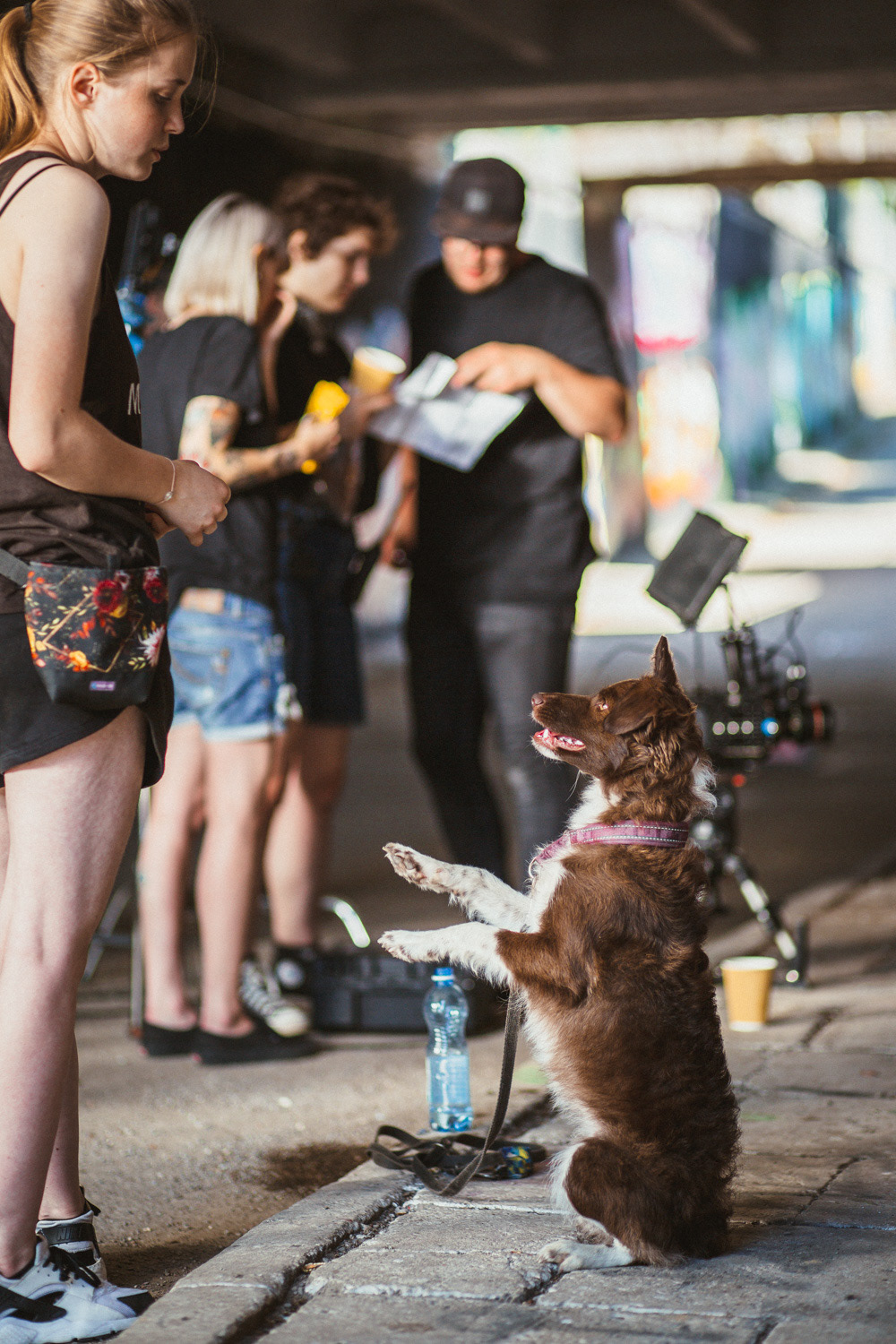 Plan zdjęciowy do teledysku reż. J. Tracz, E. Łapczyńska - Papaya Young Directors
