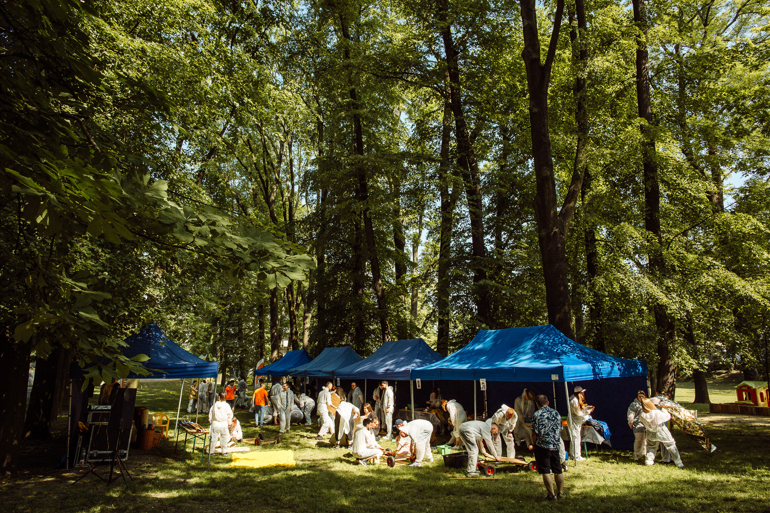 Firmowy event integracyjny - wyścig rydwanów DIY z Gwiezdnych Wojen, Kraków.