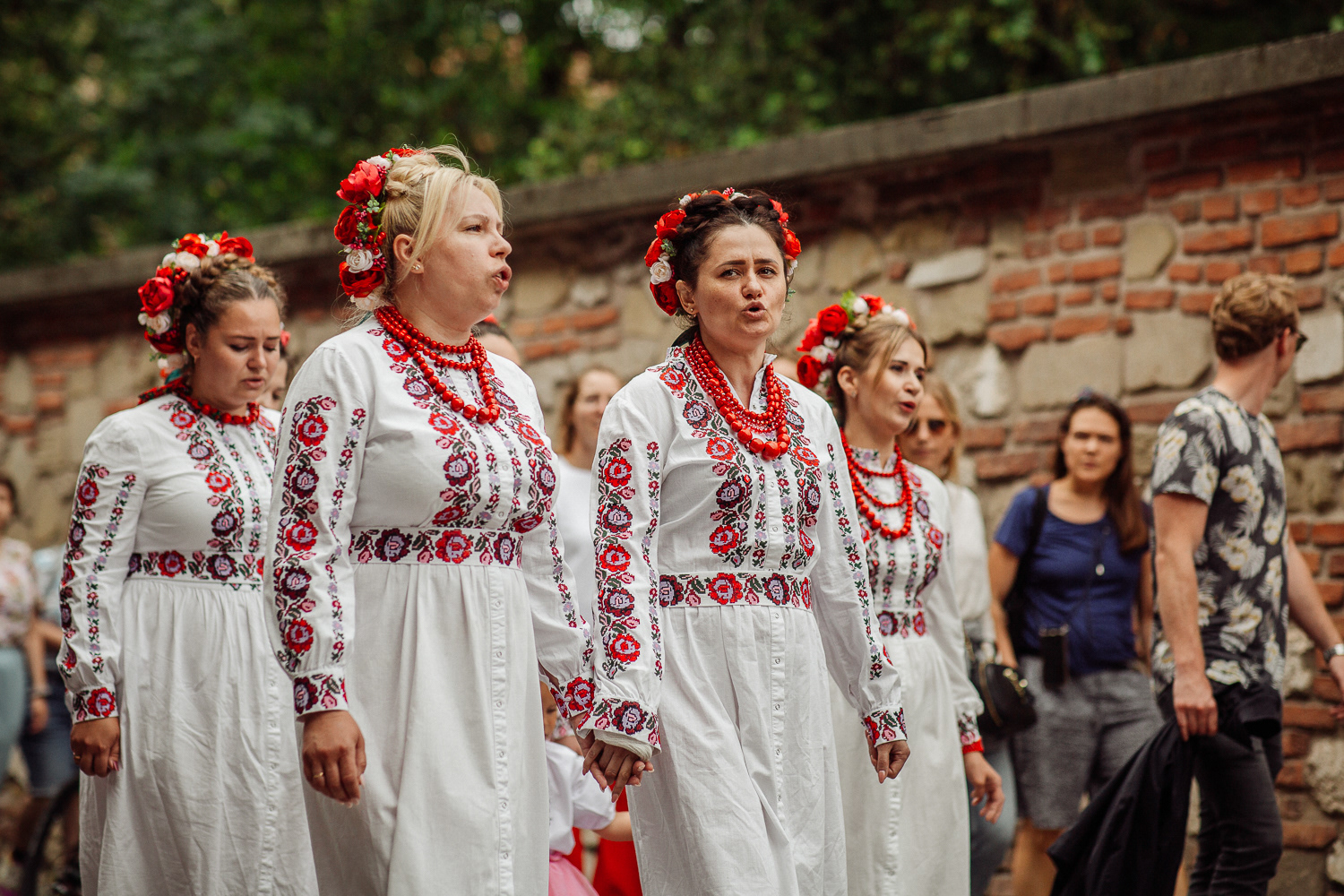 Performance uliczny - Stefanie Oberhoff i Snuff Puppets, 31st Jewish Culture Festival in Krakow 2022