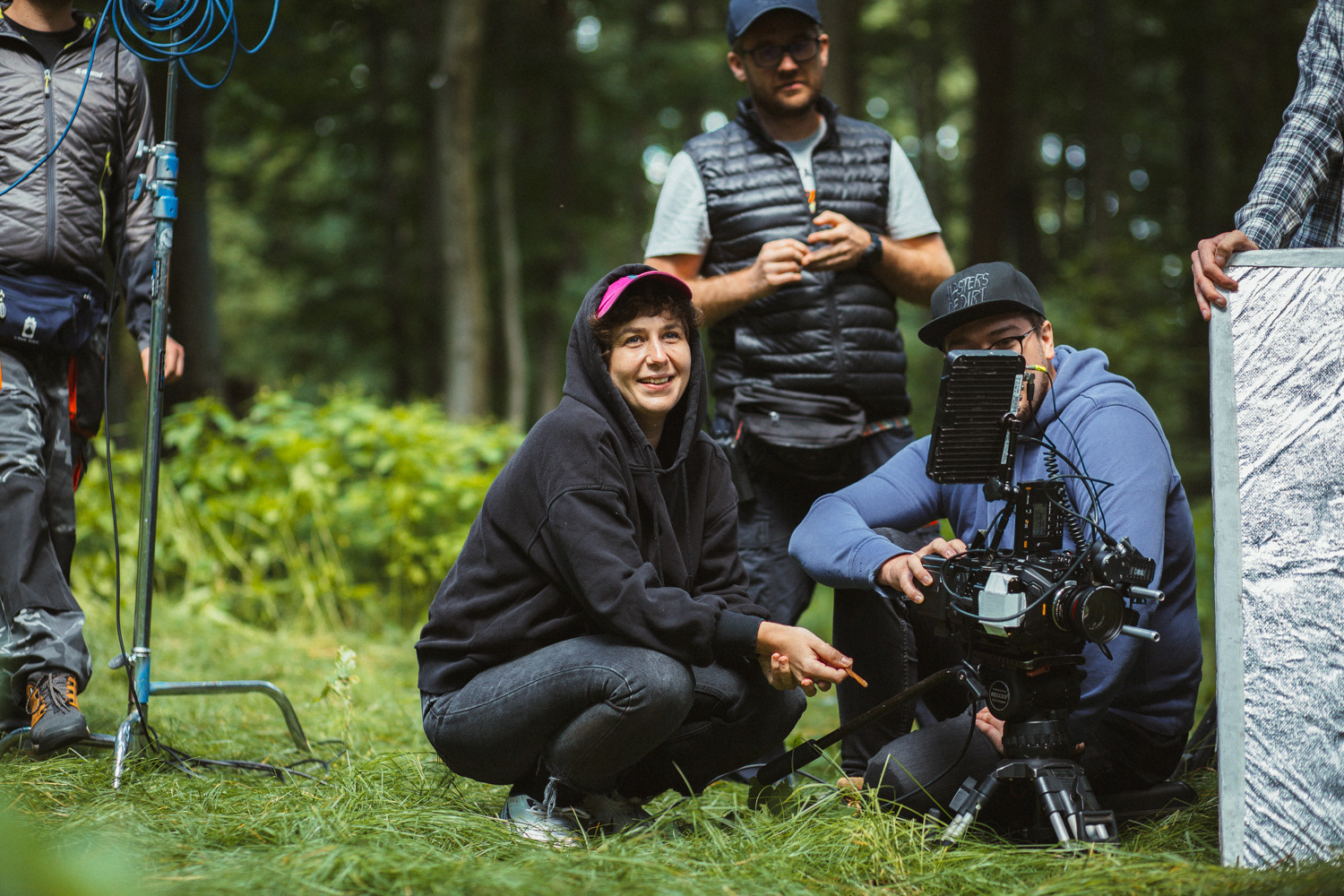 Plan zdjęciowy do teledysku reż. J. Tracz, E. Łapczyńska - Papaya Young Directors