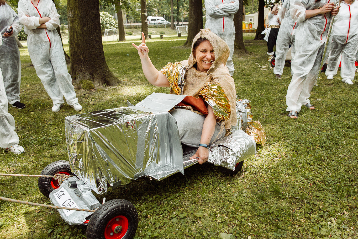 Firmowy event integracyjny - wyścig rydwanów DIY z Gwiezdnych Wojen, Kraków.