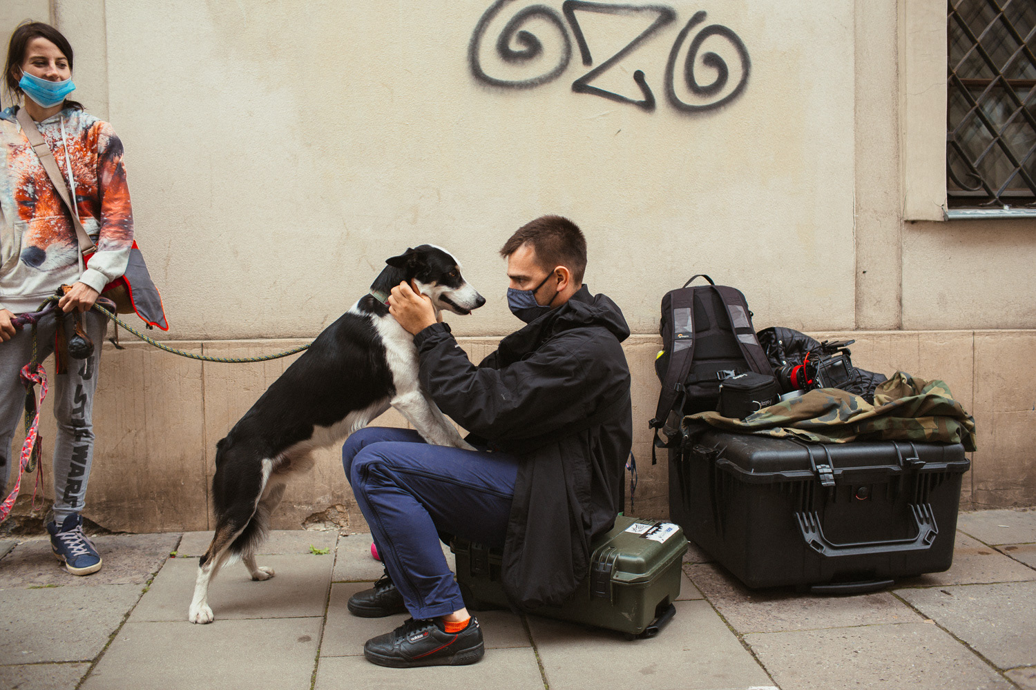Plan zdjęciowy do teledysku reż. J. Tracz, E. Łapczyńska - Papaya Young Directors