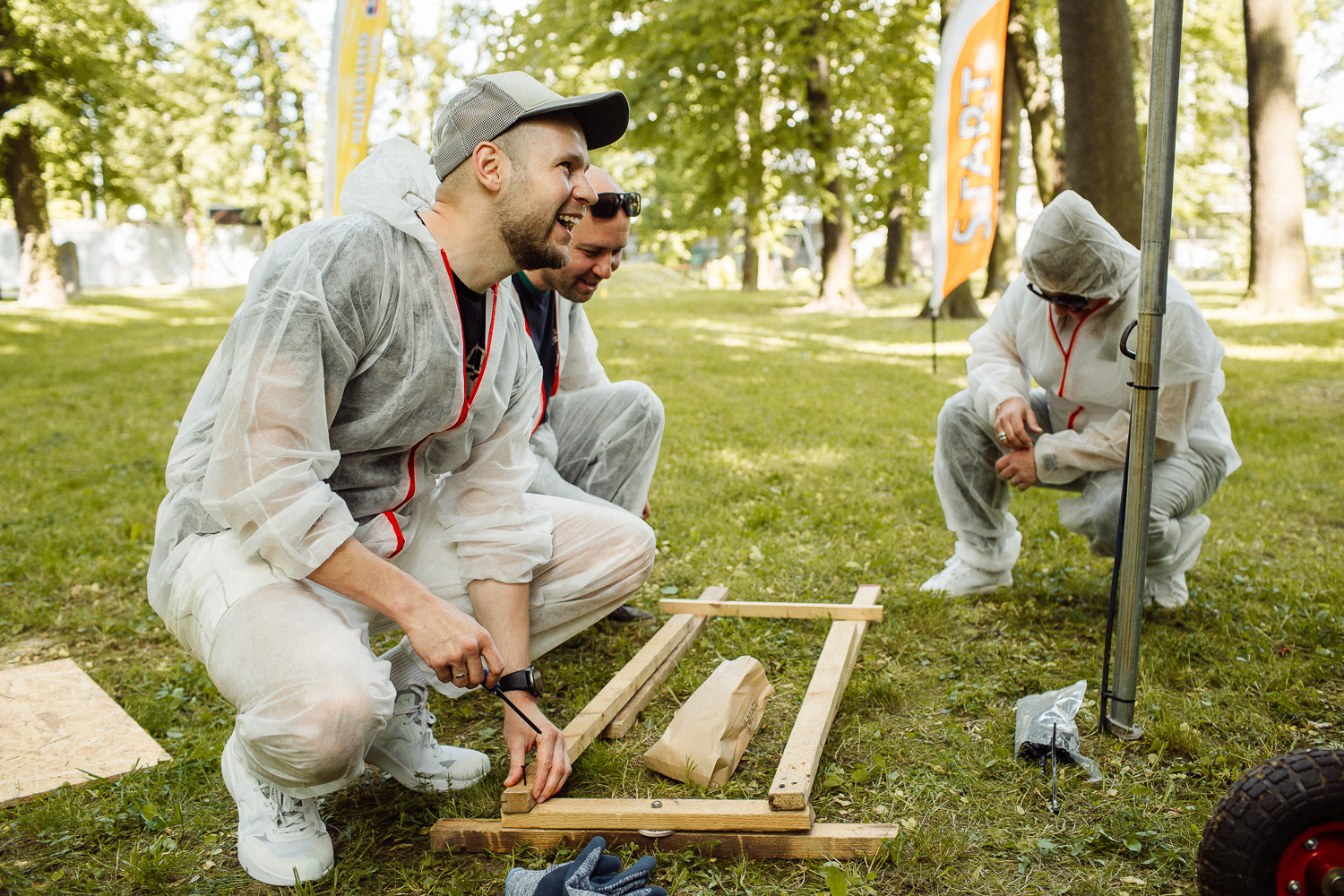 Firmowy event integracyjny - wyścig rydwanów DIY z Gwiezdnych Wojen, Kraków.