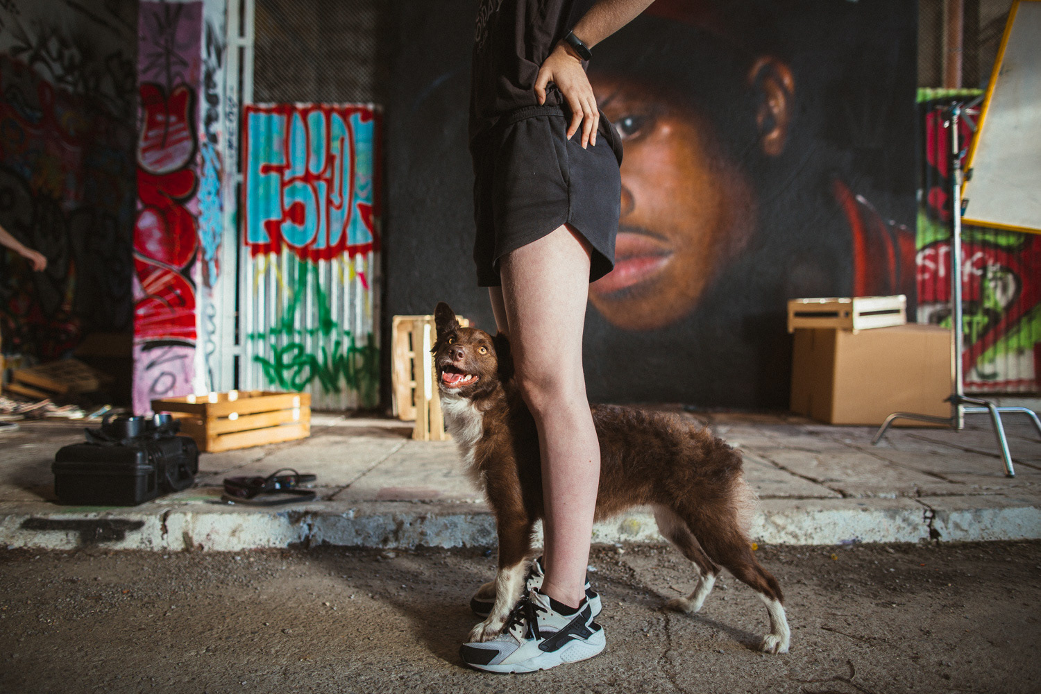 Plan zdjęciowy do teledysku reż. J. Tracz, E. Łapczyńska - Papaya Young Directors