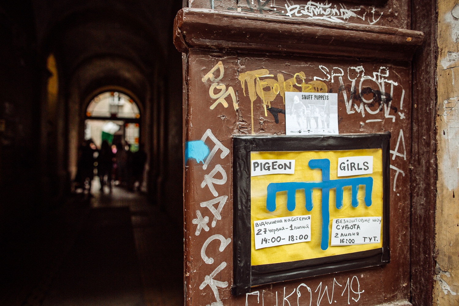 Performance uliczny - Stefanie Oberhoff i Snuff Puppets, 31st Jewish Culture Festival in Krakow 2022