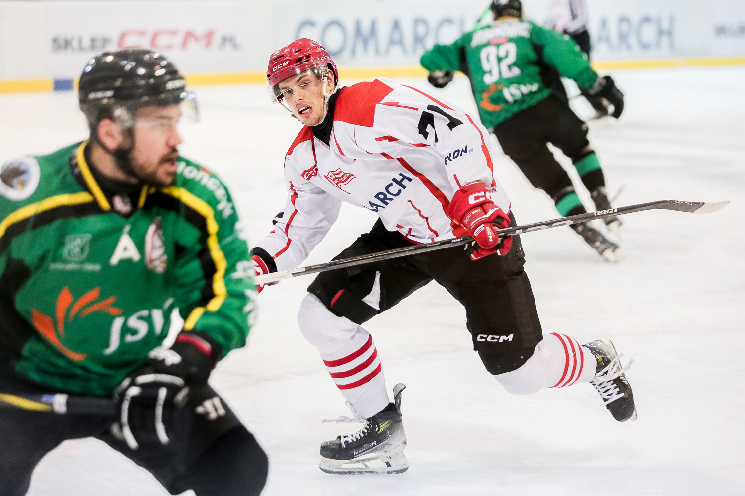 COMARCH Cracovia - JKH GKS Jastrzębie, Polska Hokej Liga sezon 2024/25