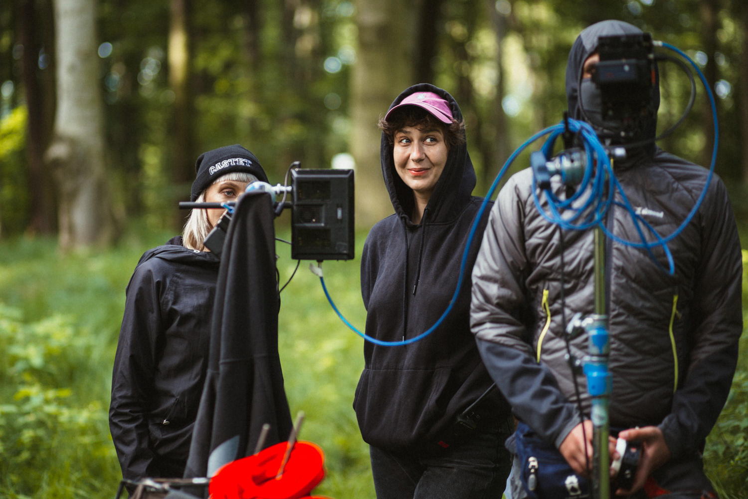 Plan zdjęciowy do teledysku reż. J. Tracz, E. Łapczyńska - Papaya Young Directors