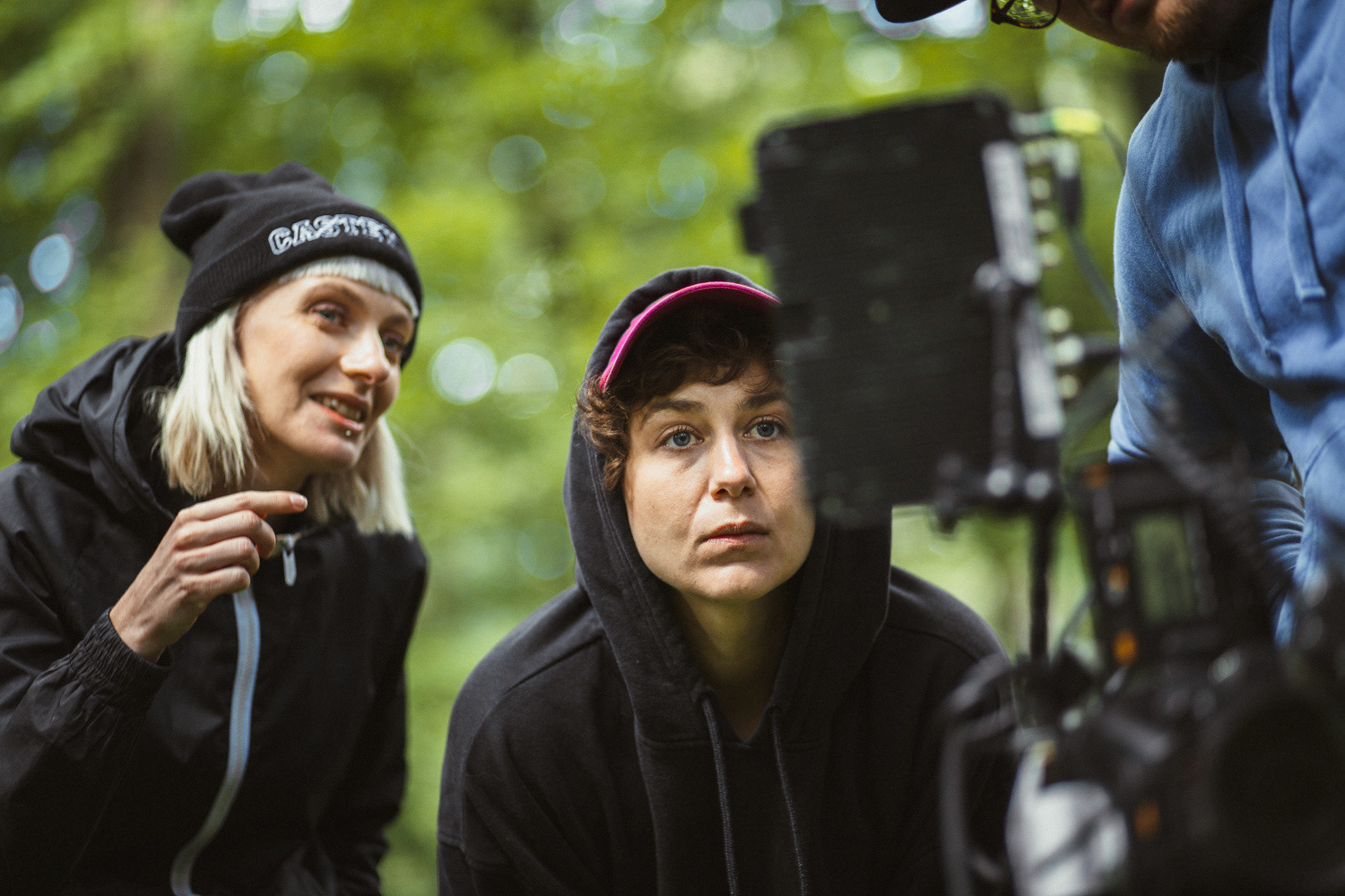 Plan zdjęciowy do teledysku reż. J. Tracz, E. Łapczyńska - Papaya Young Directors