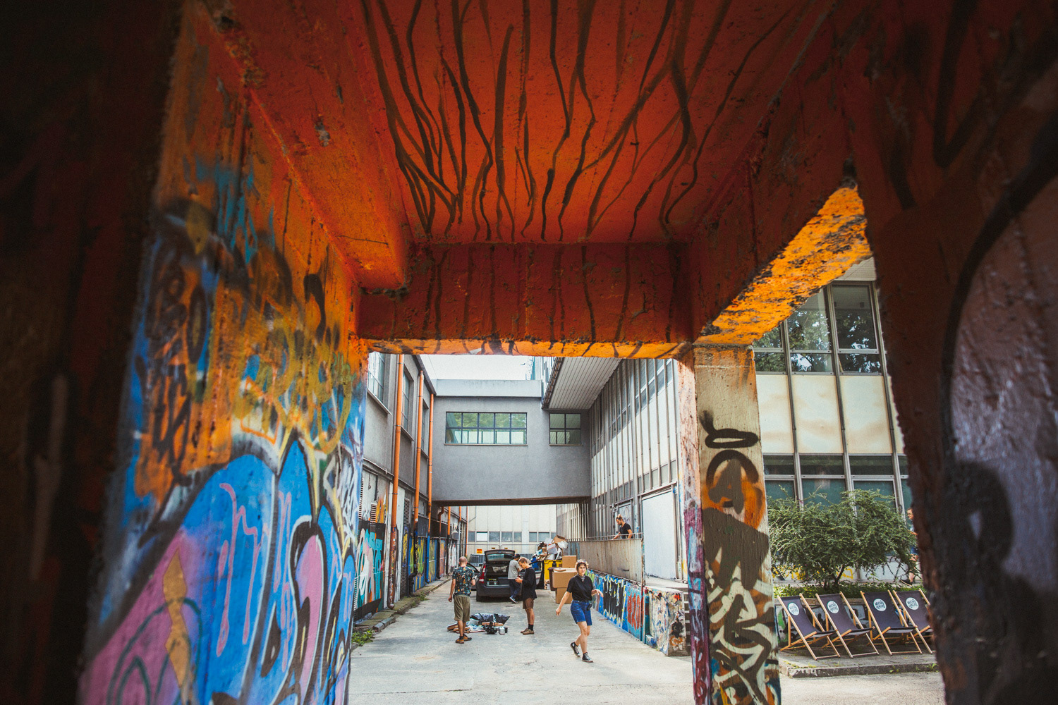 Plan zdjęciowy do teledysku reż. J. Tracz, E. Łapczyńska - Papaya Young Directors