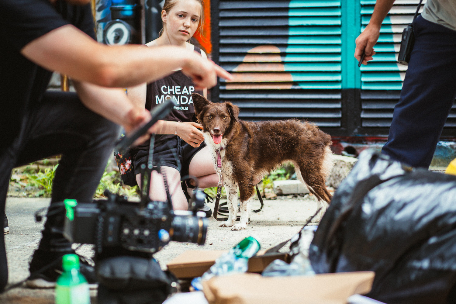 Plan zdjęciowy do teledysku reż. J. Tracz, E. Łapczyńska - Papaya Young Directors