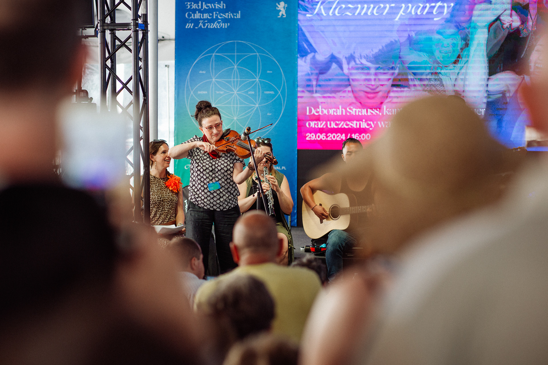 Potańcówka Klezmerska - Deborah Strauss, Jeff Warschauer 33rd Jewish Culture Festival in Krakow