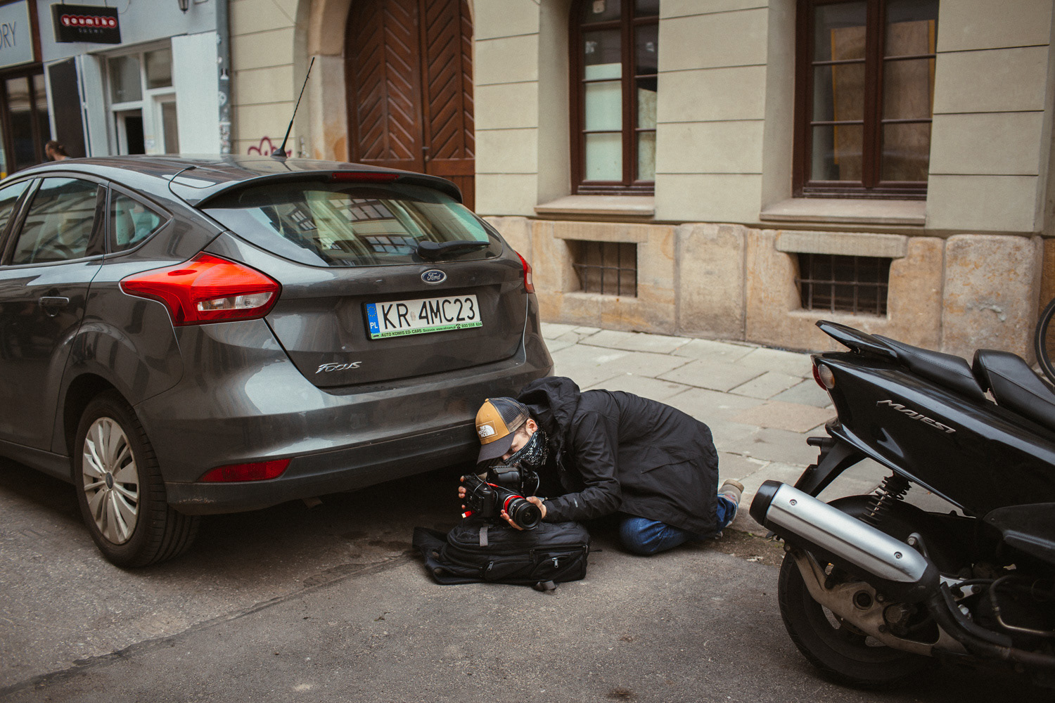 Plan zdjęciowy do teledysku reż. J. Tracz, E. Łapczyńska - Papaya Young Directors