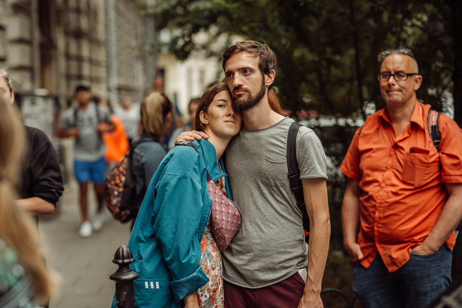 Performance uliczny - Stefanie Oberhoff i Snuff Puppets, 31st Jewish Culture Festival in Krakow 2022