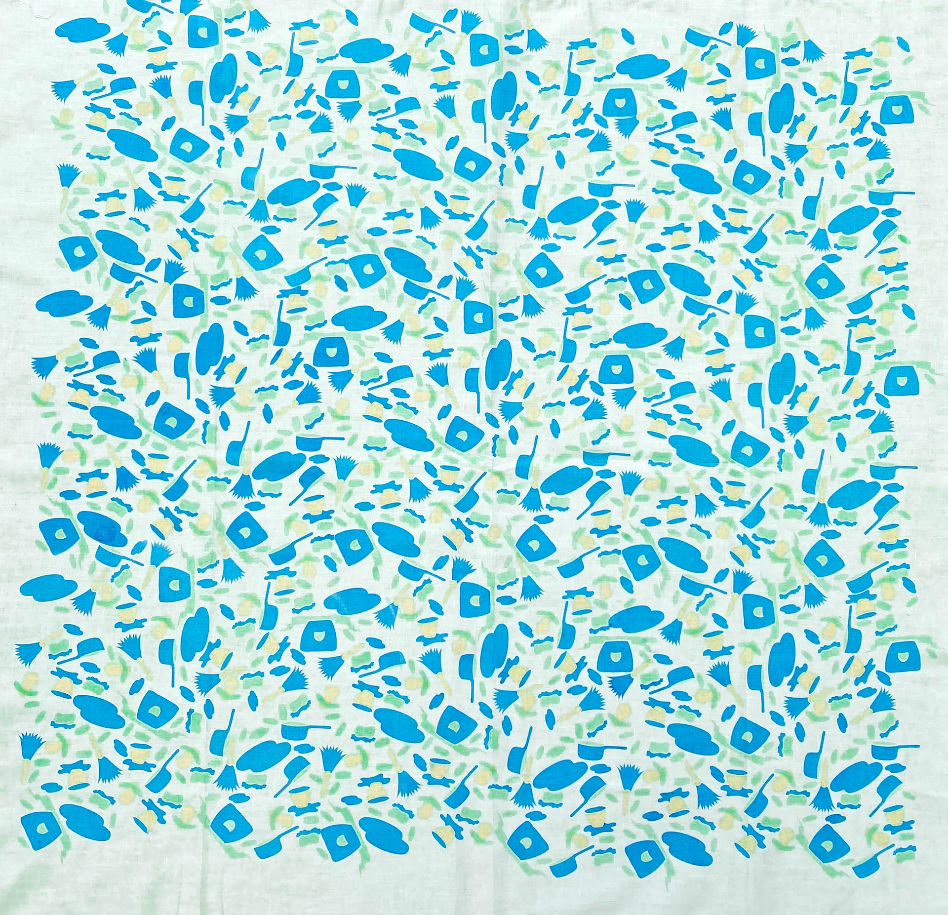 1 Yd Screen Printed Commemorative Cloth, Final Version