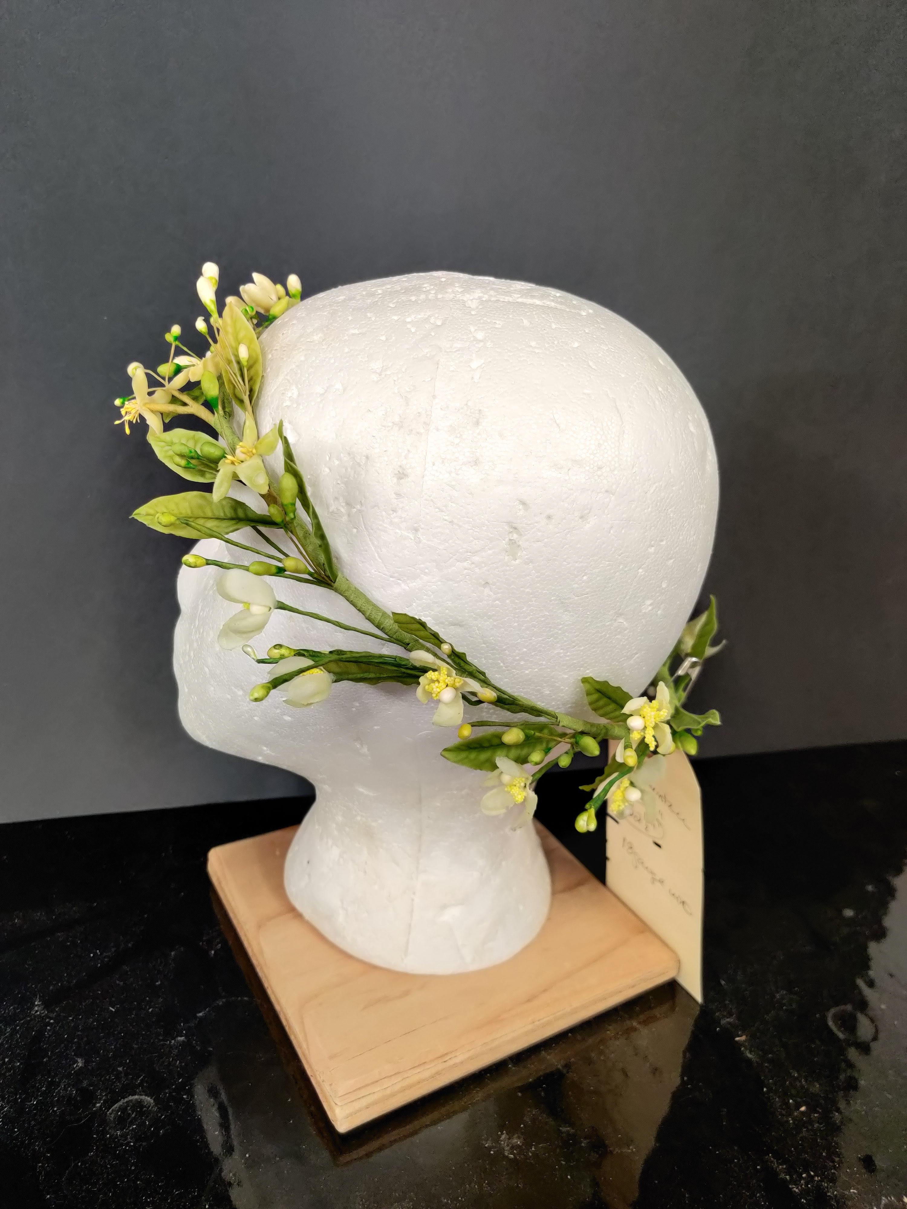 Wedding floral headdress