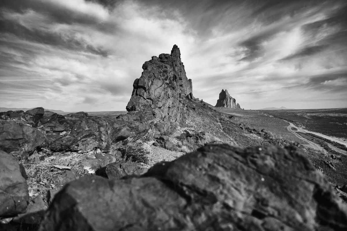 Shiprock on the Najavo Nation.