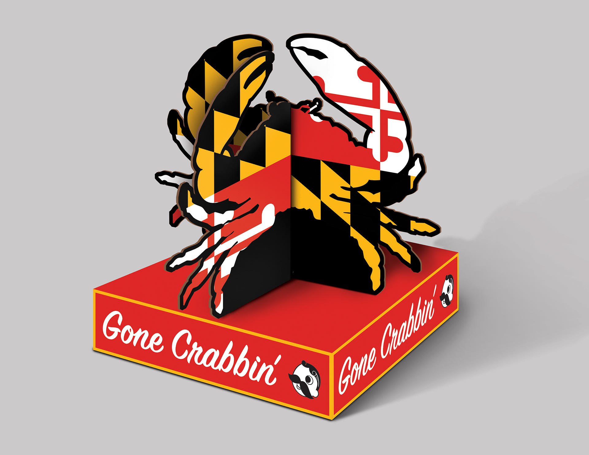 National Bohemian Case Topper. Made with a new die. Logo provided by the customer.