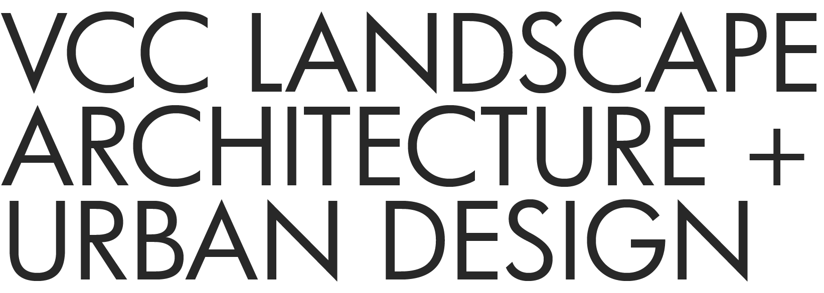 VCC Landscape architecture + Urban Design