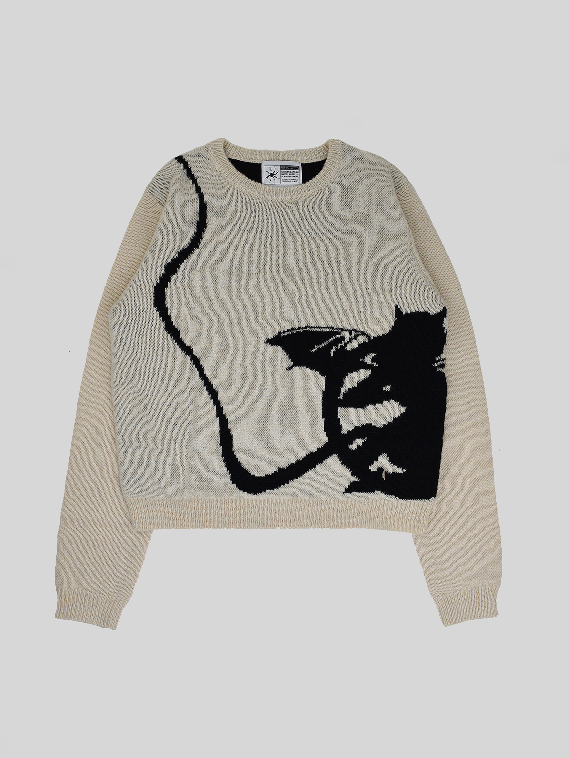 LITTLE DEVIL - Mohair Knit Sweater