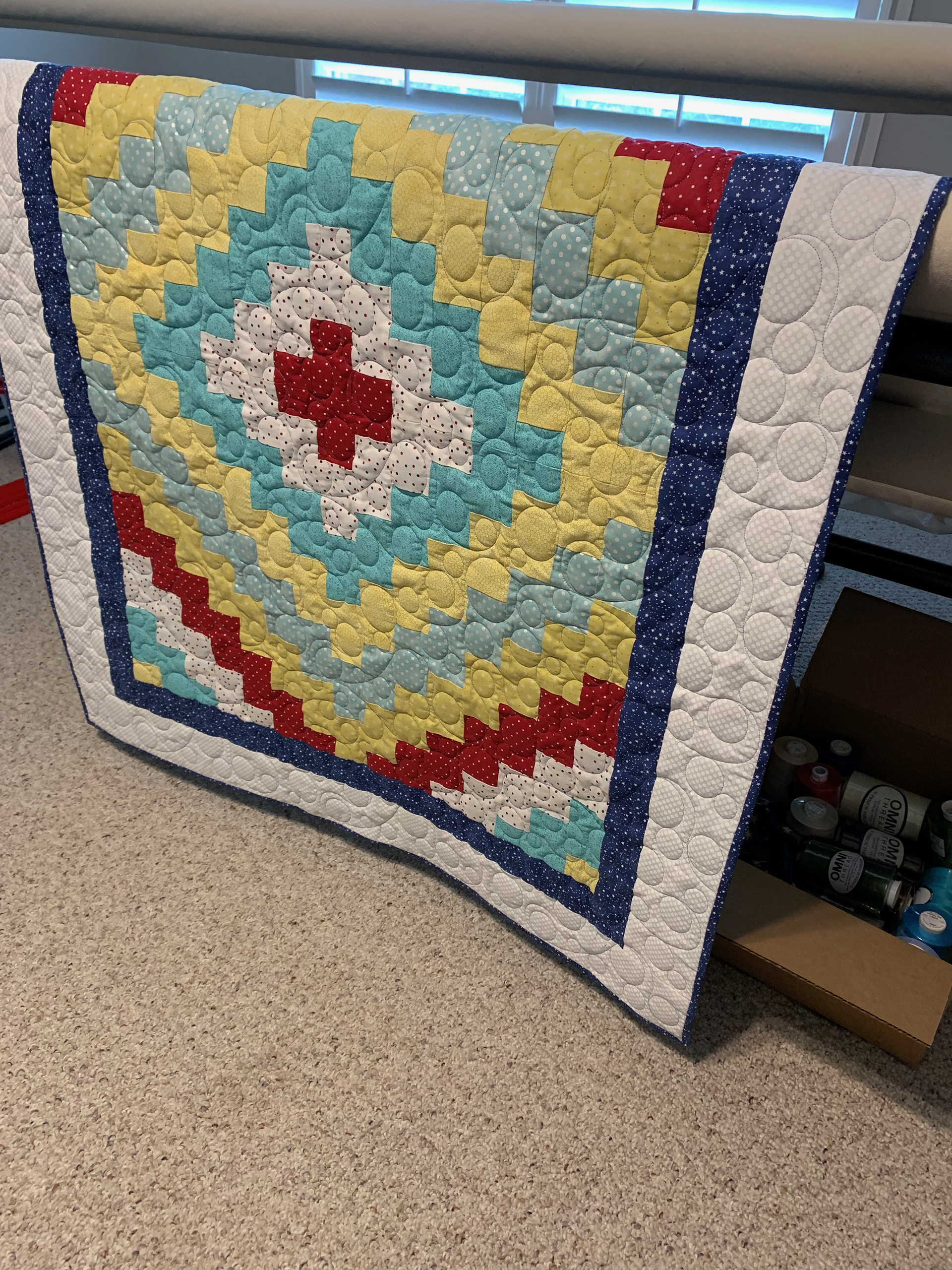 Trip Around the World Baby Quilt