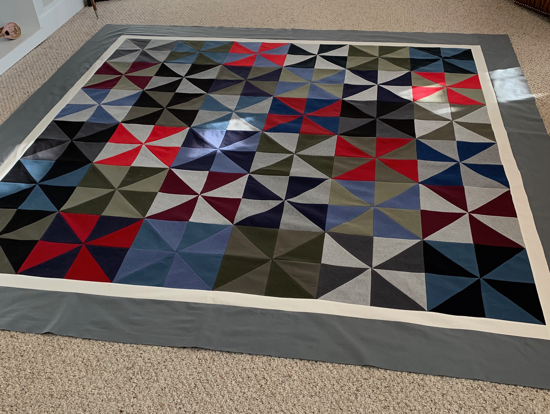 Memory Quilt from Men's Clothing