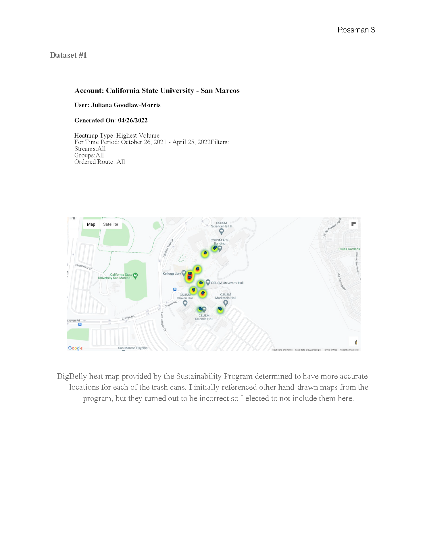 BigBelly heat map