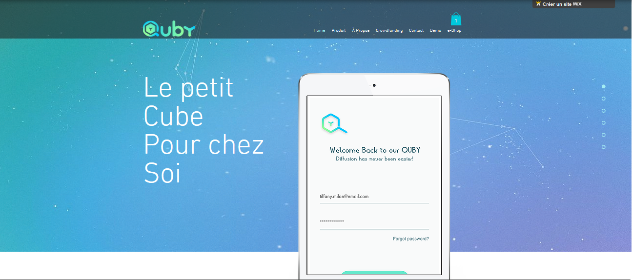 Prototype site internet