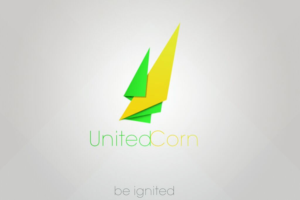 4 - United Corn, Logotype typographique personnel