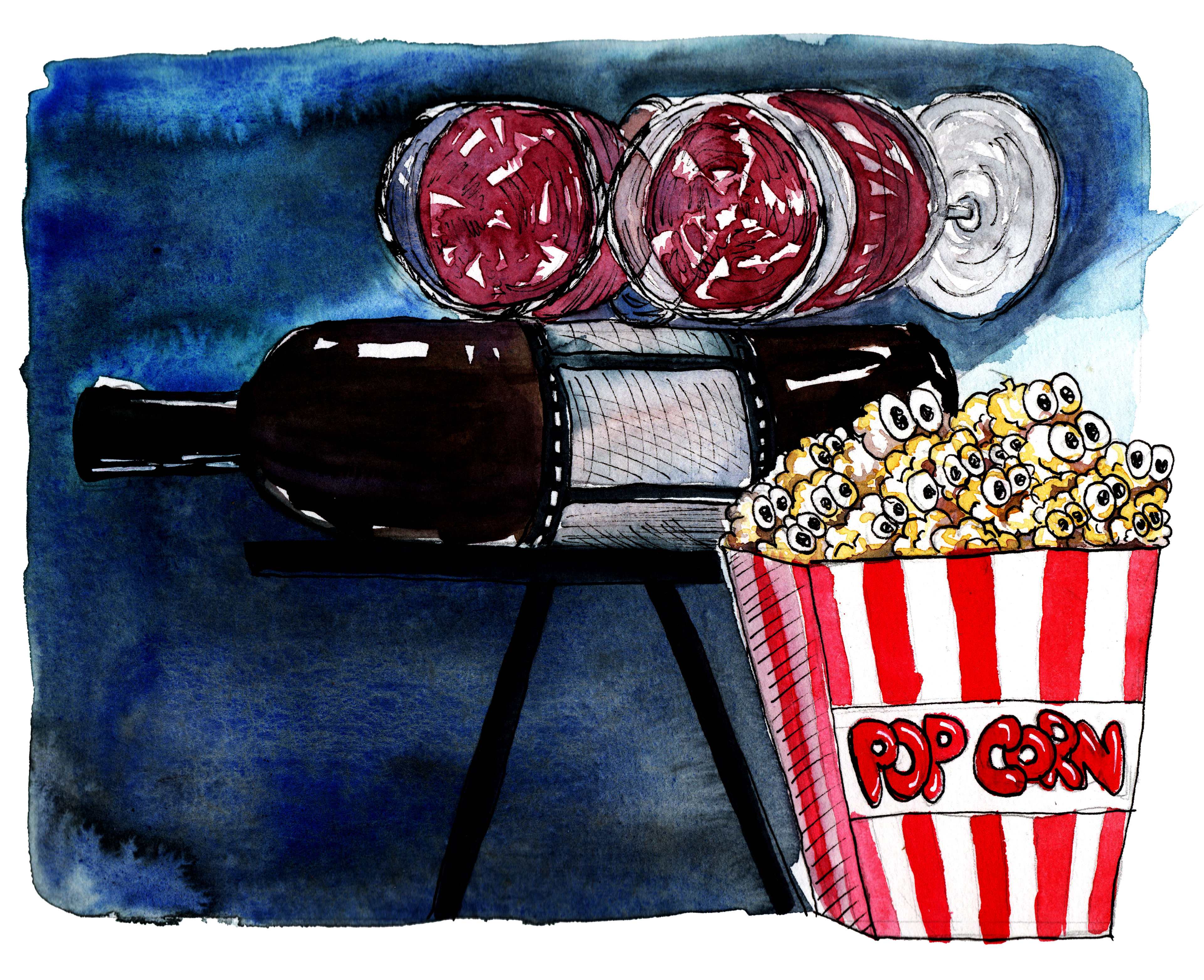 Illustrazione Cinema in Cascina