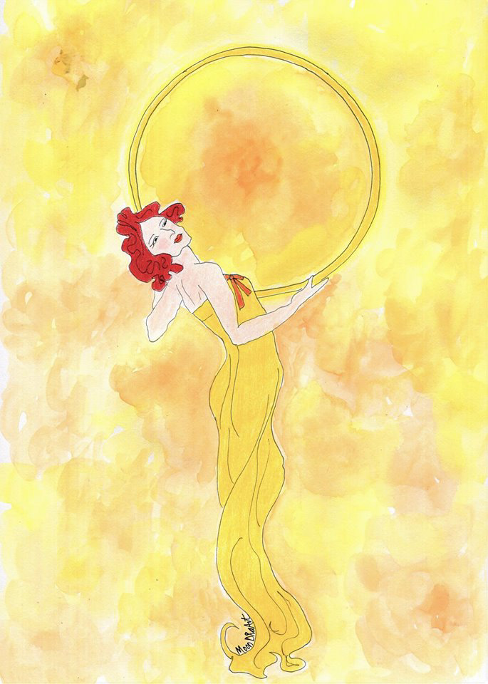 Suncatcher - watercolor
